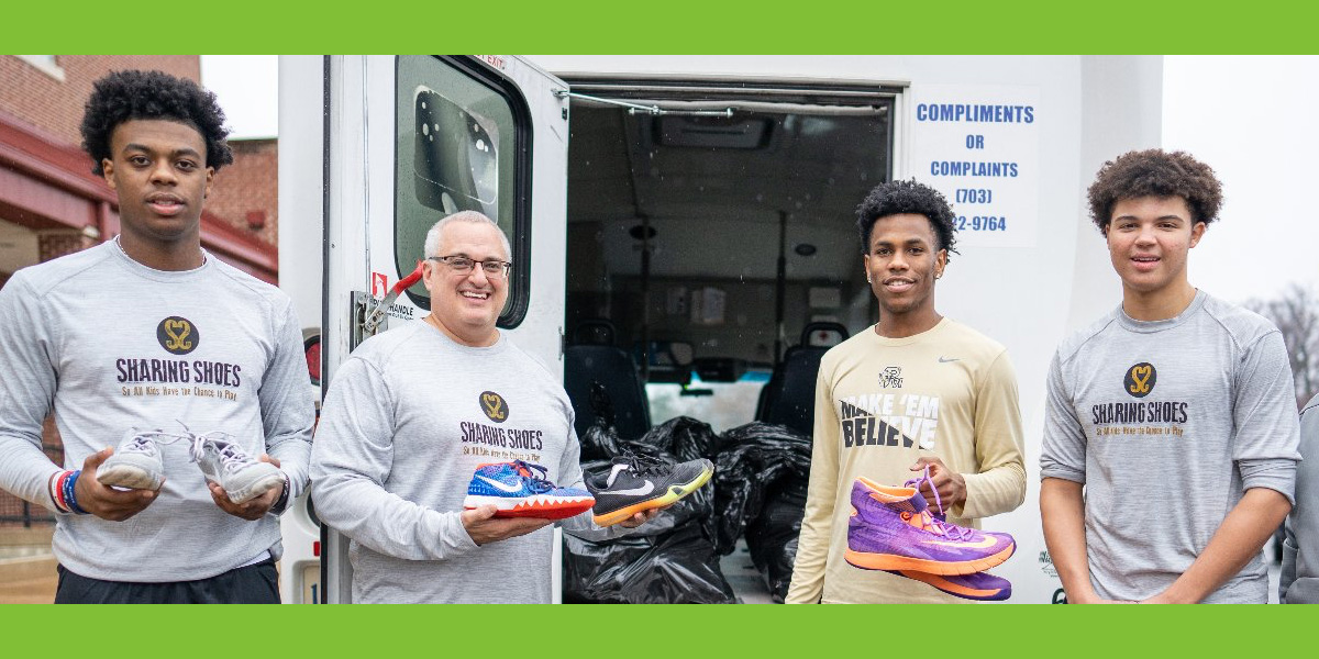 Members of the Sharing Shoes group.