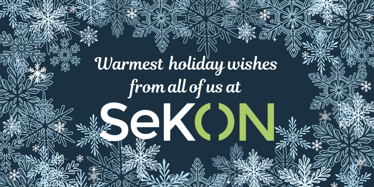 Warmeset Holiday Wishes from All of Us at Sekon.
