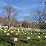 Wreaths at Arlington National Cemetery