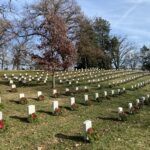 Wreaths at Arlington National Cemetery