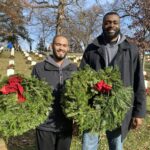 SeKON staff at laying wreaths at Arlington National Cemetery