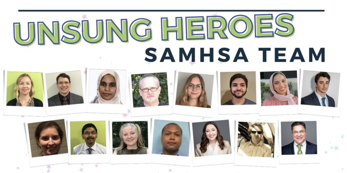 Unsung Heroes SAMHSA Team
